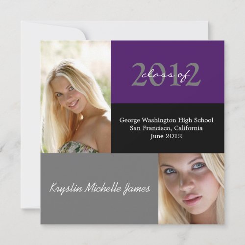 Simple Graduation Announcement