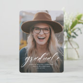 Simple graduation announcement (Standing Front)