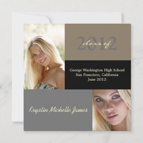 Simple Graduation Announcement