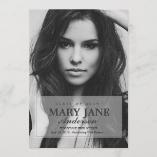 Simple Graduation Announcement   GRADUATIONS