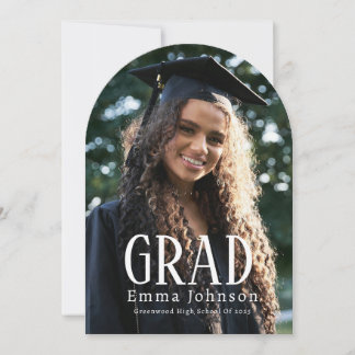 Simple Graduation Grad Announcement | 2025 Party