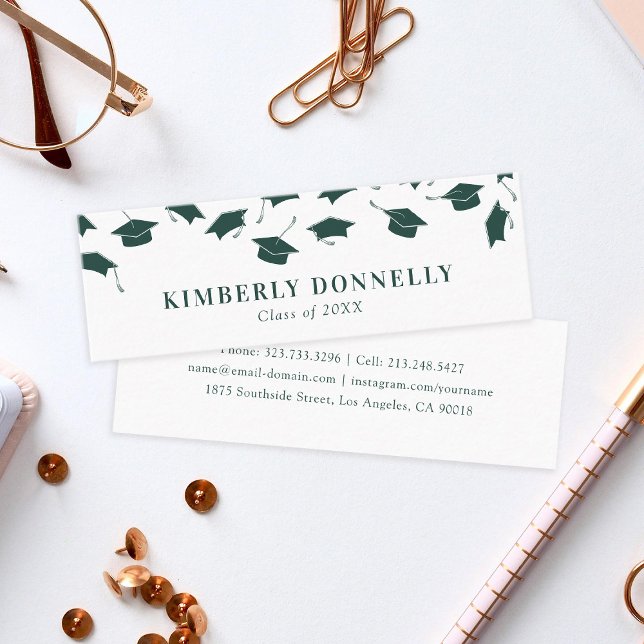 Simple Graduation Name Calling Card (Creator Uploaded)