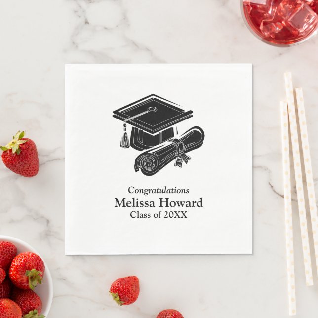 Simple Graduation Napkins (Insitu)