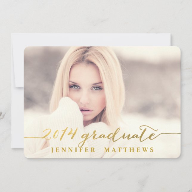 Simple | Graduation Party Invitation (Front)