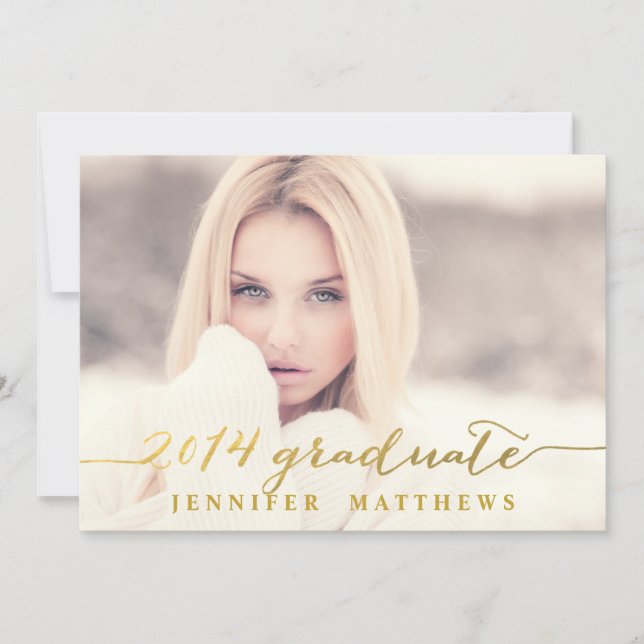 Simple | Graduation Party Invitation (Front)