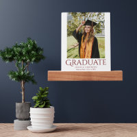 Simple Graduation Stylish Modern Grad Party Photo
