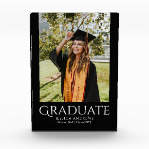Simple Graduation Stylish Modern Graduate Photo Block