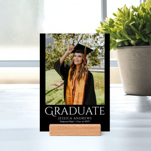 Simple Graduation Stylish Modern Graduate Photo Holder