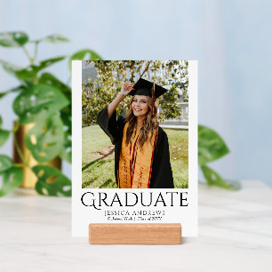Simple Graduation Stylish Modern Graduate Photo Holder