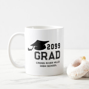 Simple Graduation Year GRAD Personalized Keepsake Coffee Mug