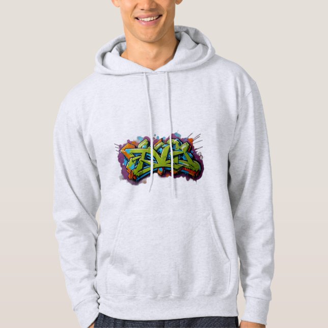 Simple graffiti hoodie (Front)