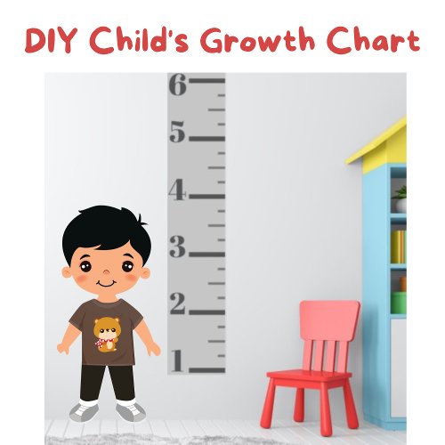 Simple Gray Childs Growth Chart
