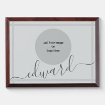 Simple Gray Custom Name