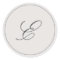 Simple Gray Monogram Elegant Wedding