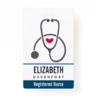 Simple Gray Nursing Stethoscope