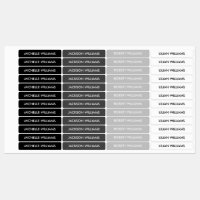 Simple Gray Scale Kids Name