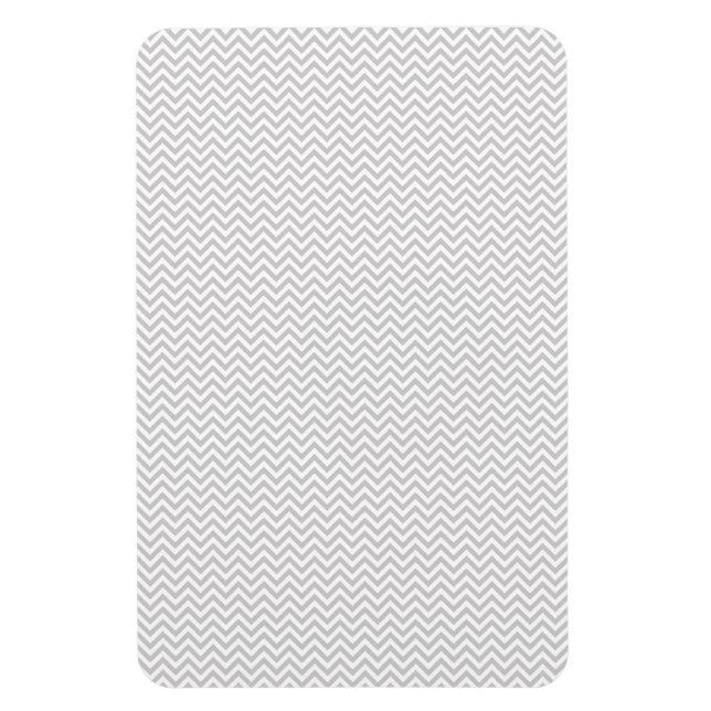 Simple Gray ZigZag Magnet (Vertical)