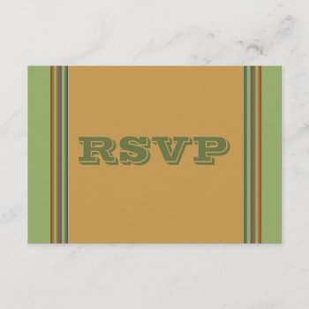 Simple Green Biege Rsvp by DonnaGrayson at Zazzle
