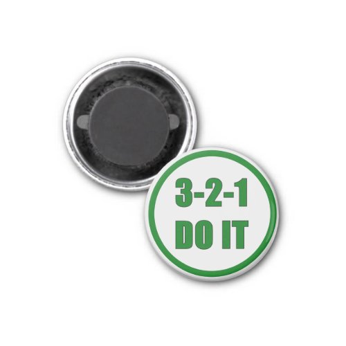 Simple Green Bold 3_2_1 DO IT Motivational Keychai Magnet