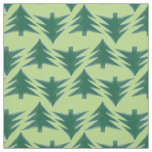 Simple Green Christmas Tree Pattern Unisex Natural Fabric