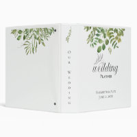 Wedding Planning Binder - Green In May