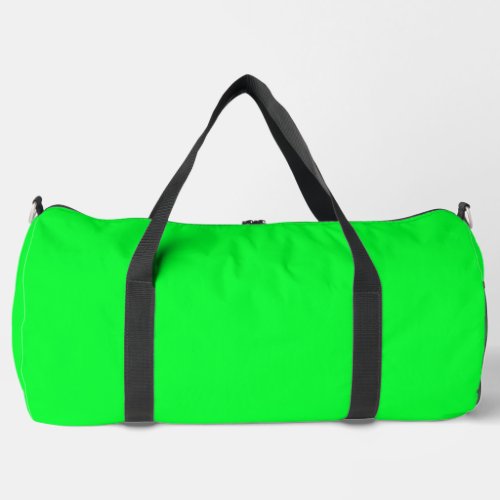 Simple Green Large Duffel Bag Printed Duffel Bags