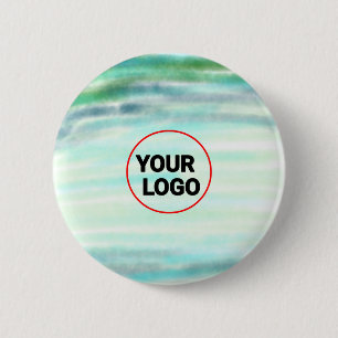 Simple green watercolor abstract add logo text min button