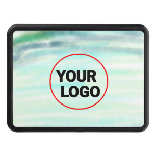 Simple green watercolor abstract add logo text min hitch cover
