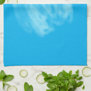 Simple green watercolor abstract add logo text min kitchen towel