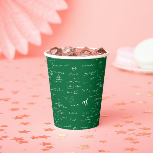 Simple Green White Math Pattern