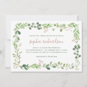 Simple Greenery | Bridal Shower Invitation (Front)