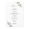 Simple Greenery Eucalyptus Elegant Wedding