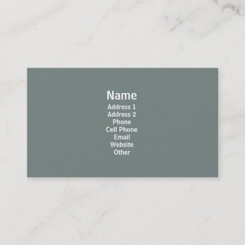 Simple Grey Business Cards