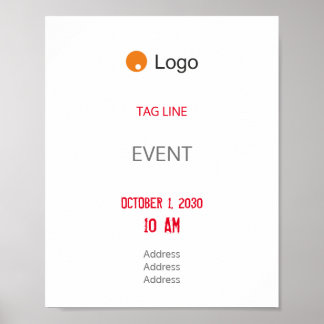 Simple Grey Corporate Poster