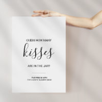 Simple Guess How Many Kisses Bridal Shower Game