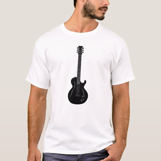 Simple Guitar  T-Shirt (Front)