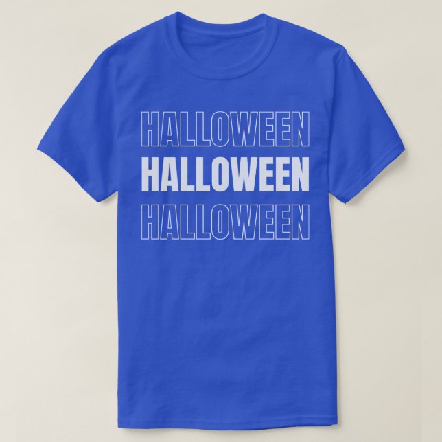 Simple Halloween Costume Idea Halloween Gift Idea  T-Shirt (Design Front)