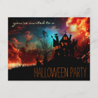 Simple Halloween Party Child or Adult Invitations