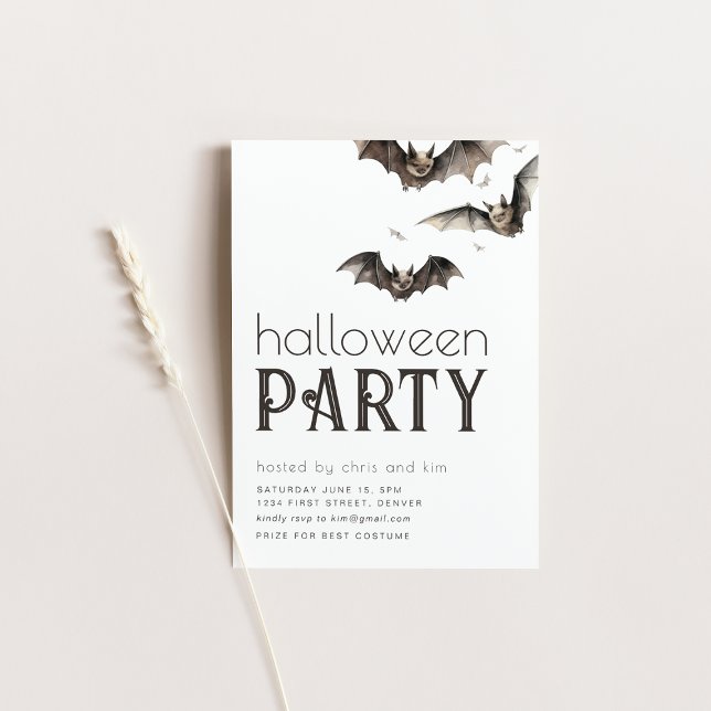 Simple Halloween Party Invitation (Creator Uploaded)