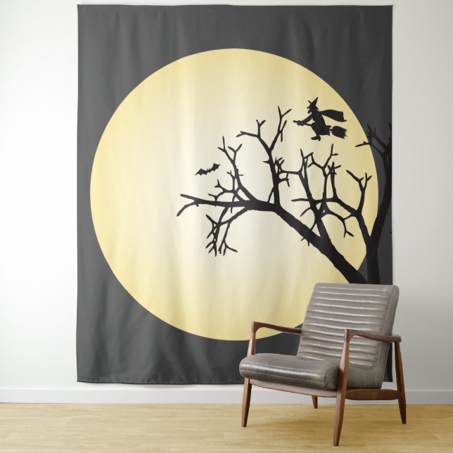 Simple Halloween Social Witch Fun Photo Backdrop  (In Situ)