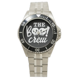 Simple Halloween The Boo Crew Spooky Skull Watch