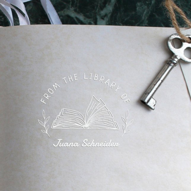 Simple Hand-drawn Custom Library Book Embosser (Creator Uploaded)