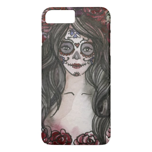 Simple Hand-drawn Dia de los Muertos | Phone Case (Back)