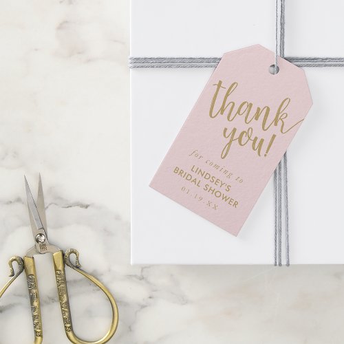 Simple Hand_Lettered Bridal Shower Thank You Favor Gift Tags