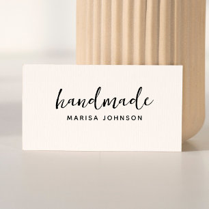 Simple Handmade Handwritten Custom Business Rubber Stamp