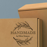 Simple Handmade Small Business Rubber Stamp