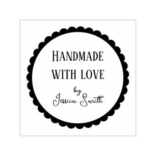 Simple Handmade with Love Craft Self-inking Stamp