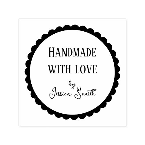 Simple Handmade with Love Craft Self-inking Stamp