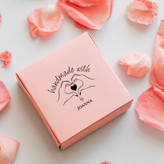 Simple Handmade with Love, Custom  Rubber Stamp (Creator Uploaded)