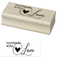 Simple Handmade with Love Heart Simple Stylish